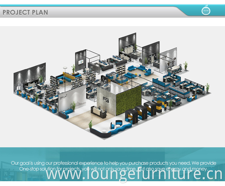 Simple Design Wooden Table and Chair High Quality Managers Ergonomic Office Computer Desk